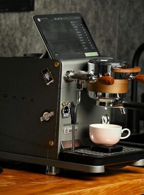 温豆季DATA商用半自动咖啡机意式变压齿轮电磁泵双锅炉可连接APP