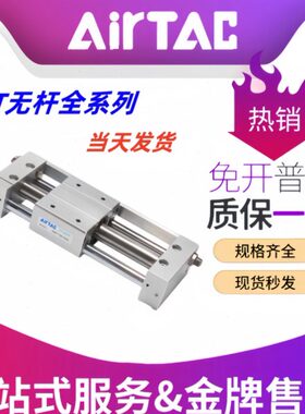 亚德客原装RMT无杆气缸RMTL16/20/25/32/40X100X200X150X400SRTS