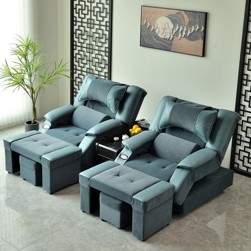 足疗沙发电动高档水疗沐足按摩床泡脚修脚一体沙发椅足浴沙发躺椅