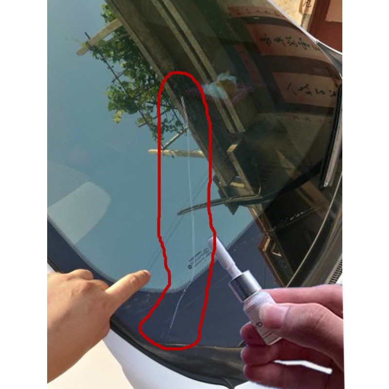 玻璃裂纹裂缝修补剂汽车s门窗天窗裂痕修复UV无影胶痕迹还原胶