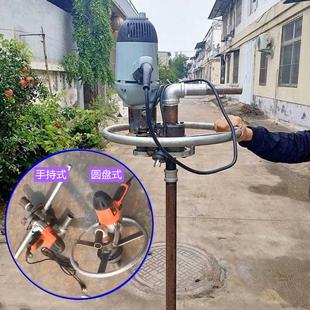 大功率便携家用220V小型打井机成套设备工程民用钻井机电动钻井机