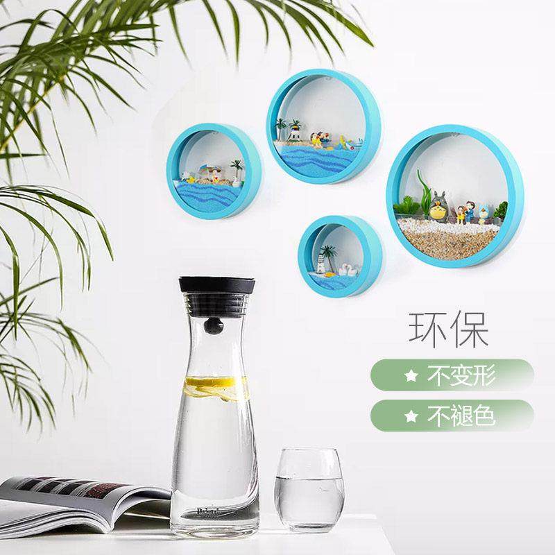 客厅卧室壁挂花盆圆形挂墙装饰餐厅墙上创意饰品背景墙壁挂件,家居饰品,壁饰,淘宝优惠券,粉丝福利购,淘宝优惠卷