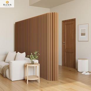 纸新艺屏风软隔断客厅办公室玄关房间卧室分割简约纸墙可折叠移动