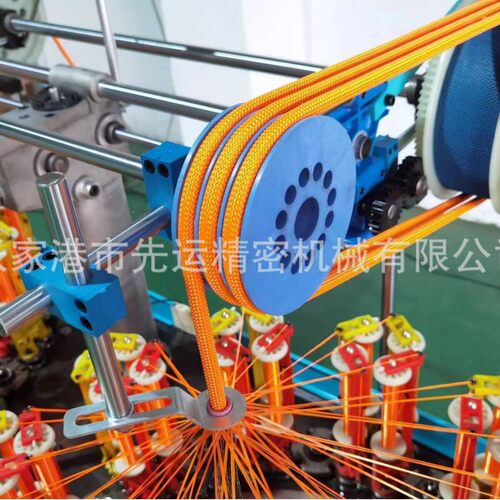 工编厂直绳供48锭包芯绳编织机织尼90-48-2龙编织机手机数据线机