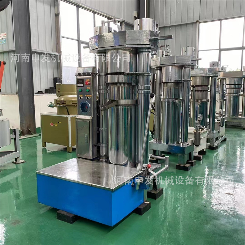 厂家供应小型液压茶籽压榨机 立式花生菜籽榨油机 液压商用香油机