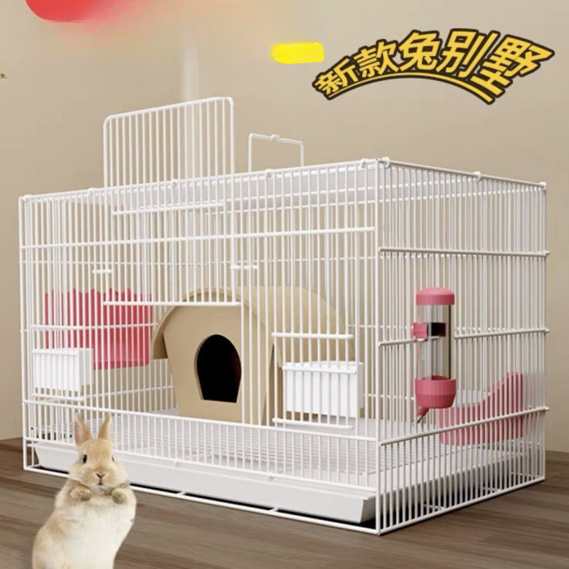 兔子笼子兔笼家用大号荷兰猪豚鼠自动清粪养兔小宠物兔窝清粪设计