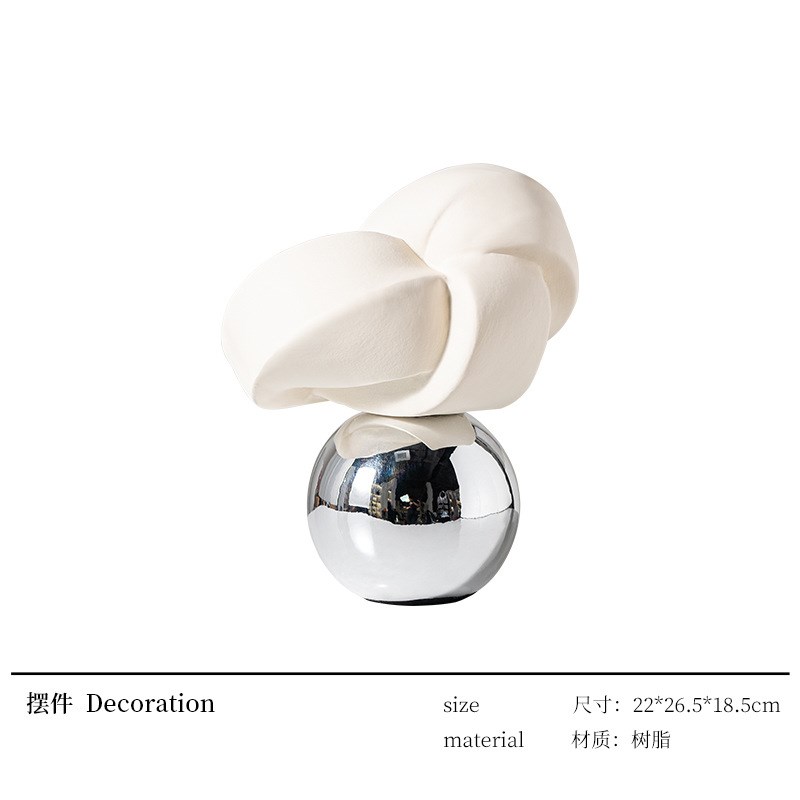 Rzone 高级感抽象扭曲几何x小雕塑艺术装饰摆件不规则客厅几何摆