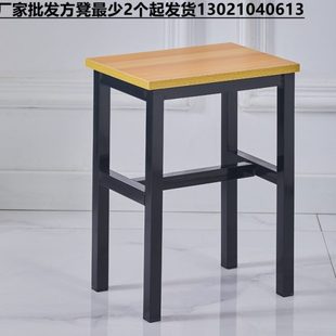 实木凳子加厚方凳子学习凳子家用凳子彩色凳子餐凳培训课桌子凳子