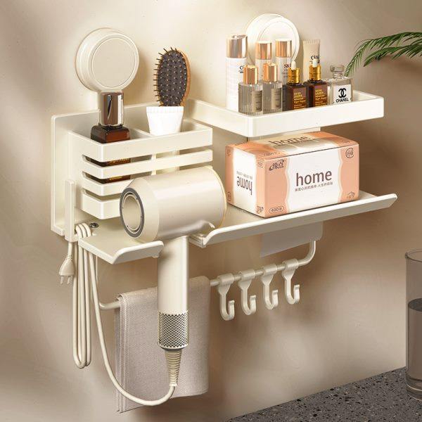 吸盘吹风机置物架支架卫生间壁挂子铝筒空太免打孔浴室挂架电吹风,家庭/个人清洁工具,吹风机置物架,淘宝优惠券,粉丝福利购,淘宝优惠卷