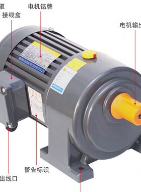 CH相马达1500020W/卧式0380齿轮减速电机线三W75WV40/W/0纯铜立式