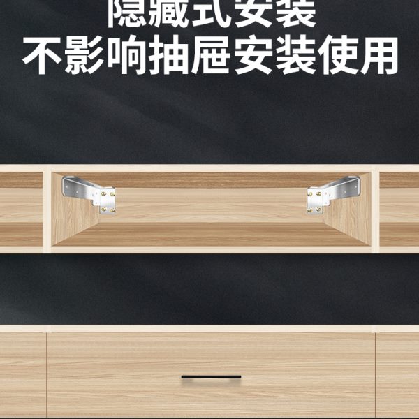 不锈钢角铁墙壁墙上三角支撑托架挂墙悬浮书桌悬空电视柜承重支架