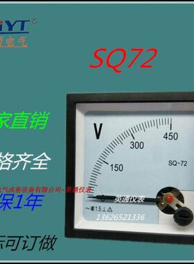 Z10 55电流表H0V450Q V3072仪表    英通-电压表VV45500   0  S