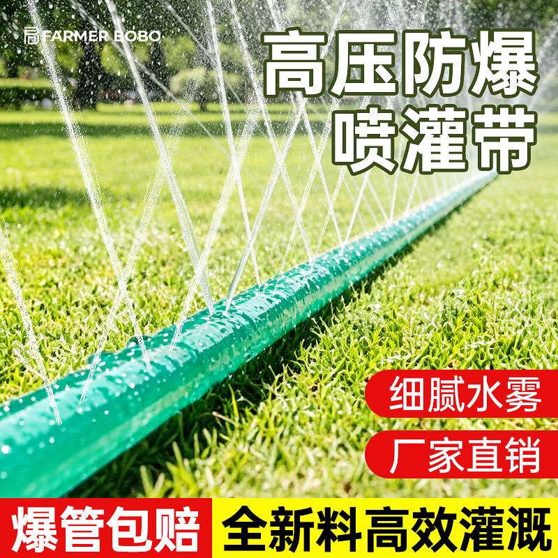 花园草坪自动喷灌水管图片