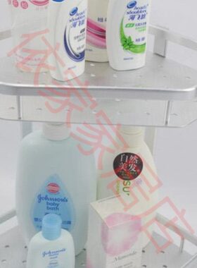 AKY 太空铝卫生间置物架浴室2层三角架 厕所壁挂 洗手间收纳架子