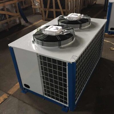 U型一体机风冷冷凝器 铜管翅片高效制冷散热器80平方FNU010