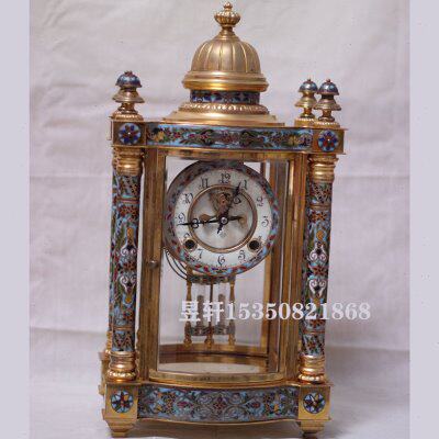 钟表 仿古钟表 欧式钟表 古典钟表 机械座钟 珐琅四明钟