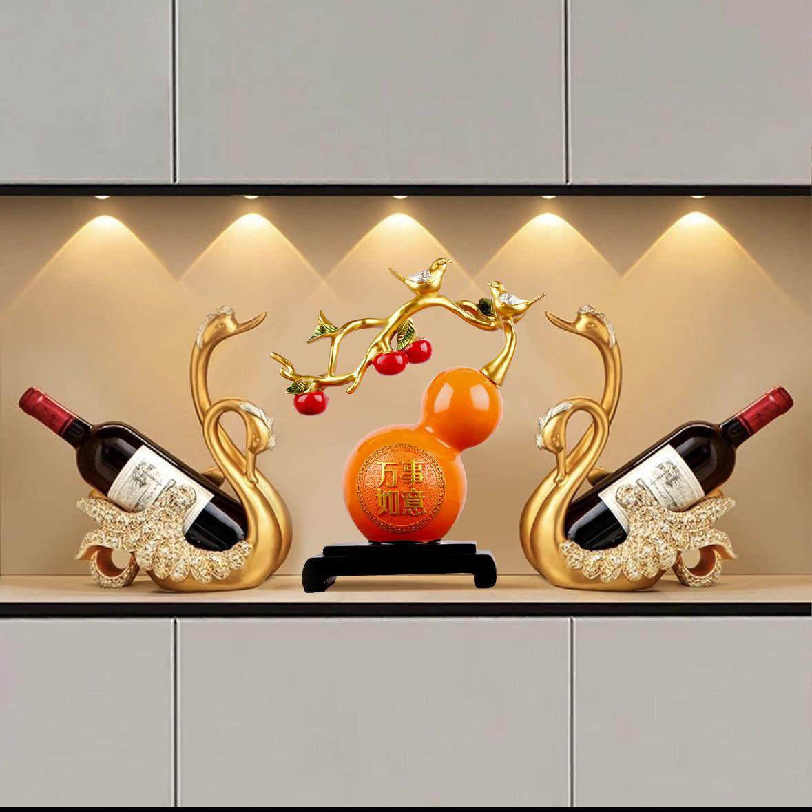 天鹅摆件创意乔迁之喜家居客厅玄关电视柜酒柜葫芦装饰品新居礼品,家居饰品,装饰摆件,淘宝优惠券,粉丝福利购,淘宝优惠卷