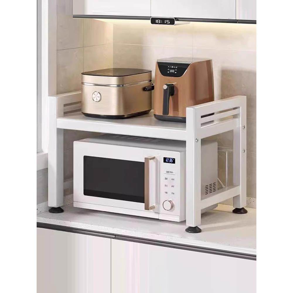 可伸缩厨房微波炉架子置物架家用台面多功能烤箱支架电饭煲收纳架,厨房/烹饪用具,厨房置物架/置物柜/角架,淘宝优惠券,粉丝福利购,淘宝优惠卷