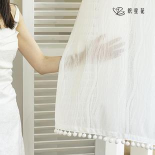 通用防蚊门帘厨房遮挡帘半帘纱门帘 ZSH薄纱门帘卧室隔断帘四季
