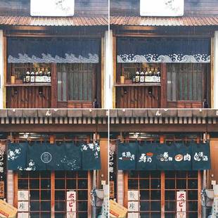 饰隔断帘 日式 门帘半帘料理居酒屋横帘遮挡吧台日式 挂帘日式 暖帘装
