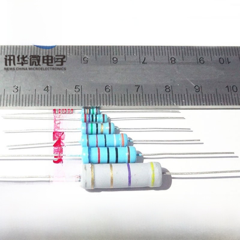 金属膜1%电阻0欧/0.1E/0.12/0.15/0.2/0.22/0.3/0.33/0.47/0.51R