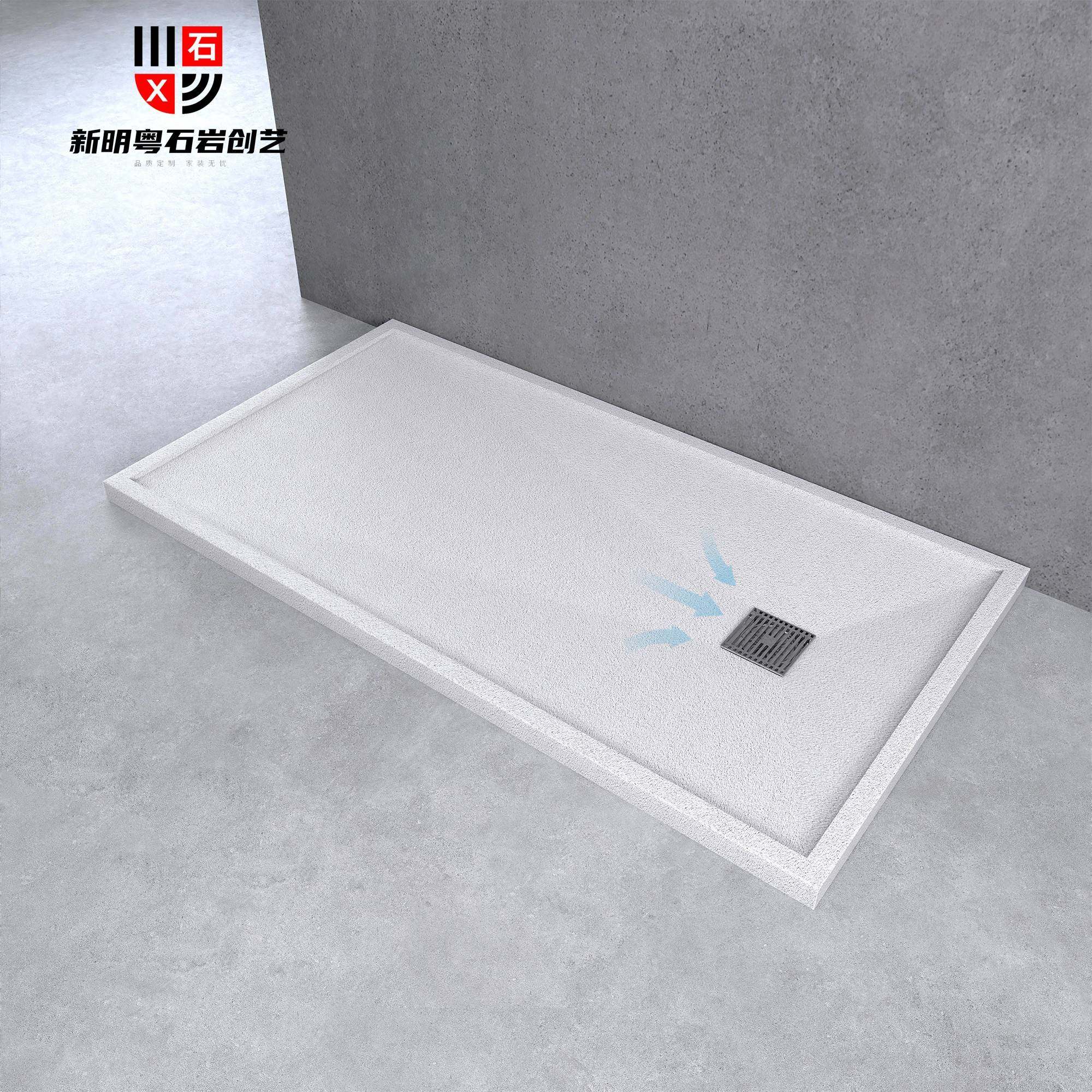 淋浴房一体实心基座下沉式卫生间防滑底座浴室洗澡间底盘加厚岩板