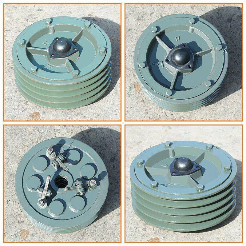 常州12-151手扶拖拉机旋耕机配件四槽离合器总成皮带盘直径220