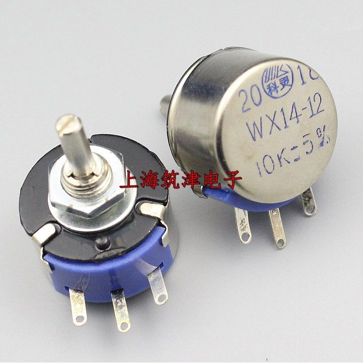 3W单圈线绕电位器 WX14-12 680R 1K 1K5 2K2 3K3 4K7 Ω±5%千欧