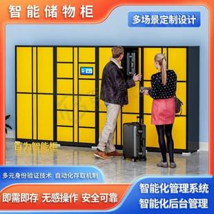 需定制智能收纳柜行李寄存柜风景区车站游乐园酒吧定制扫码收费置