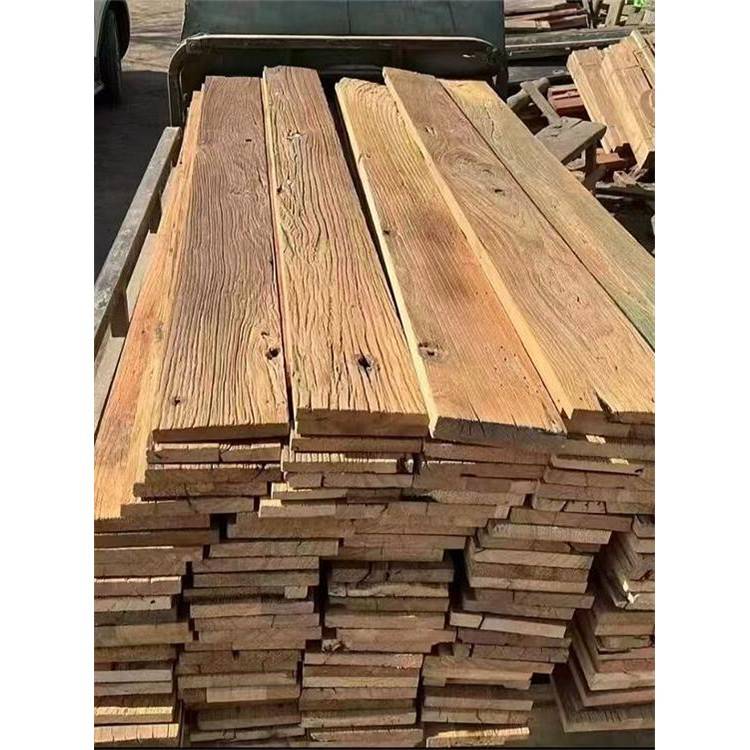 需定制老榆木风化板民宿装饰护墙板实木楼梯踏步板复古旧门板吧台