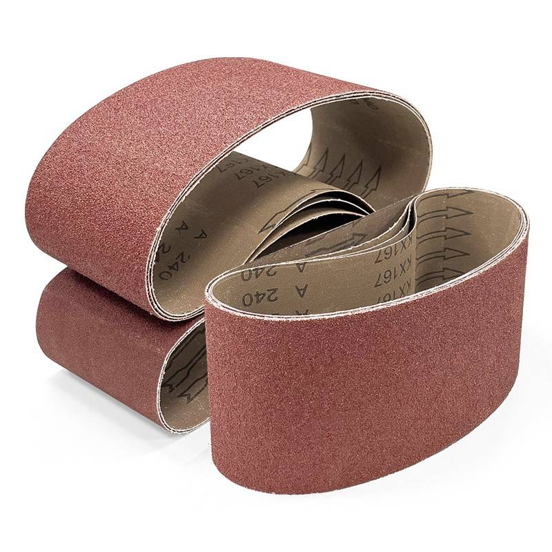 需定制GXK51-B氧化铝砂带100X610mm木工砂带金属抛光砂布带厂家现