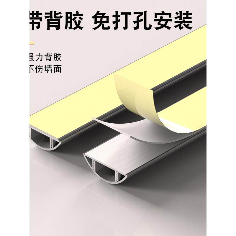 铝合金线槽布线防压u型地线槽铝型材阻燃网线隐藏式过道线盒地槽