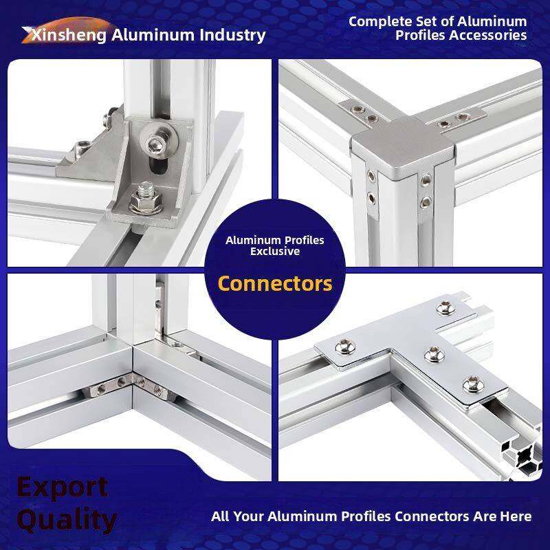 需定制铝型材连接件角码90度直角固定件2020/3030/4040铝合金型材