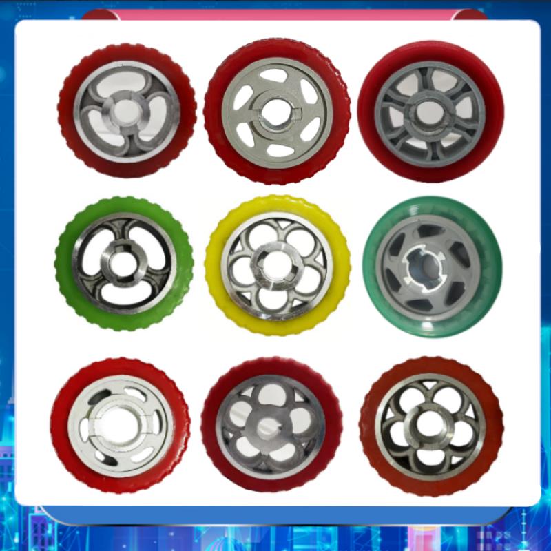 各品牌开门机轮子欧塞斯顿防滑耐磨别墅门电动门平移对开门平开门