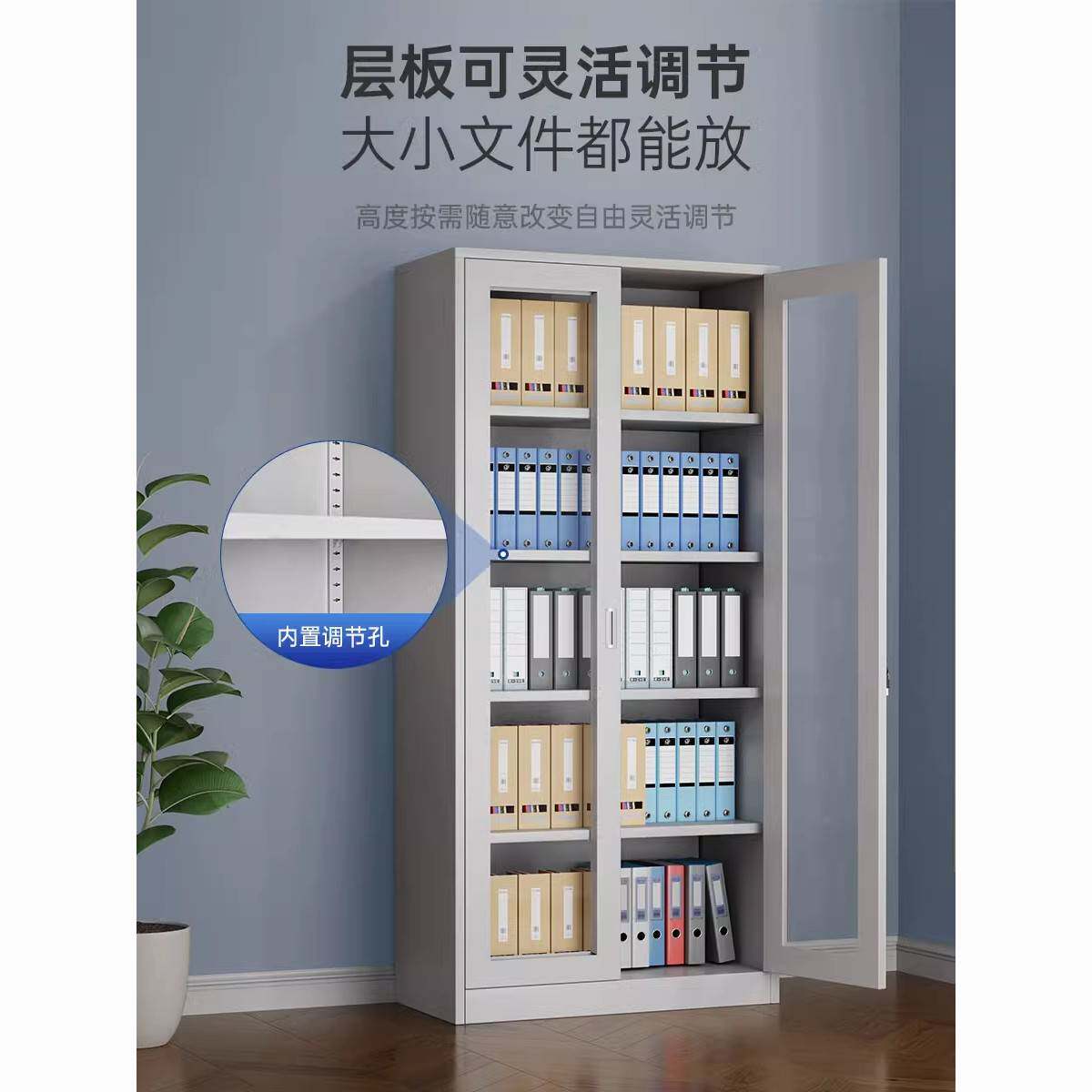 需定制员工更衣柜铁皮柜储物柜带锁矮柜宿舍浴室换衣柜鞋柜碗柜多