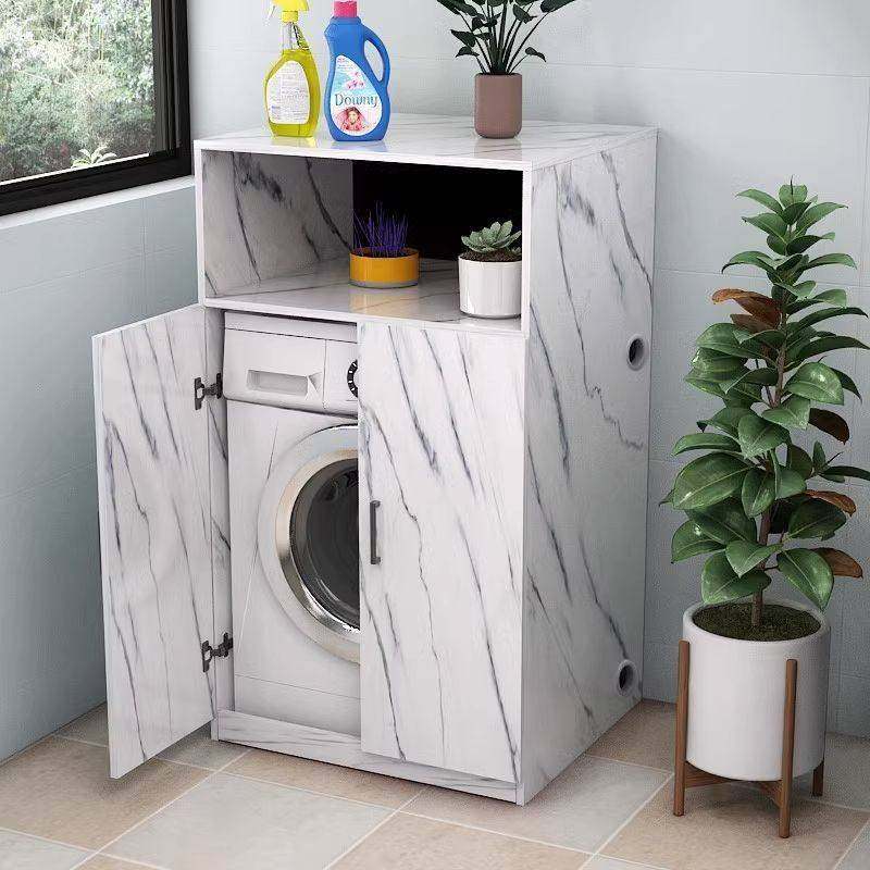 可定制滚筒洗衣机置物架阳台洗衣机防晒柜阳台储物柜客厅遮丑柜子
