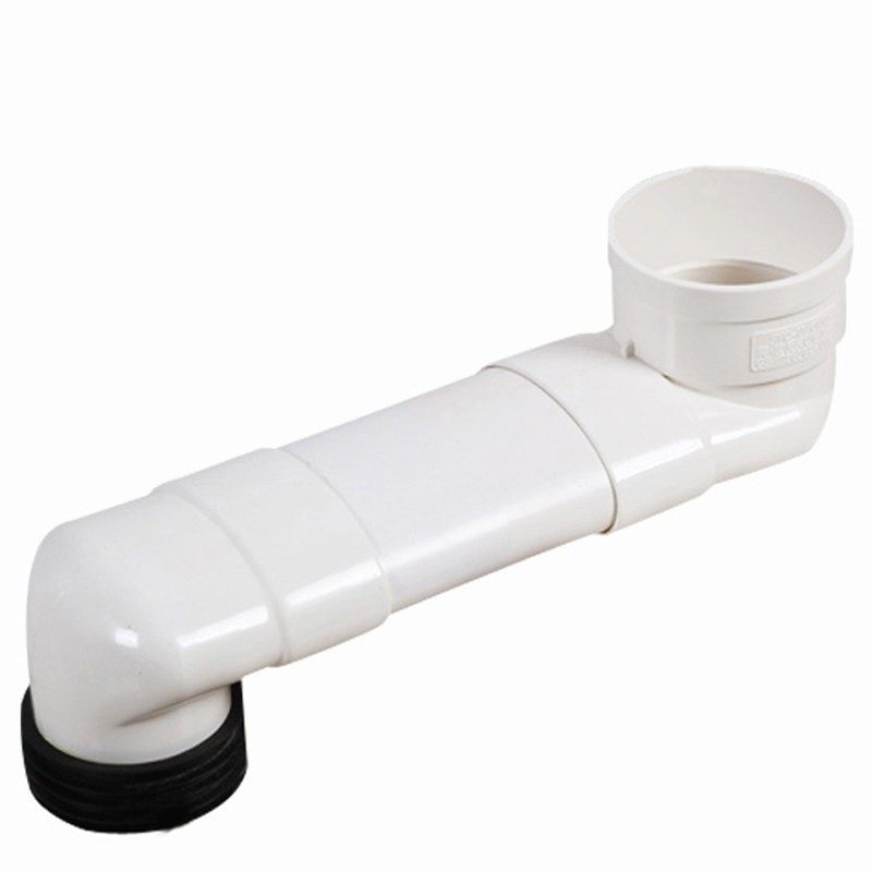 抽水马桶移位器扁管加长可调座厕坐便器平移下水管位移器配件免挖