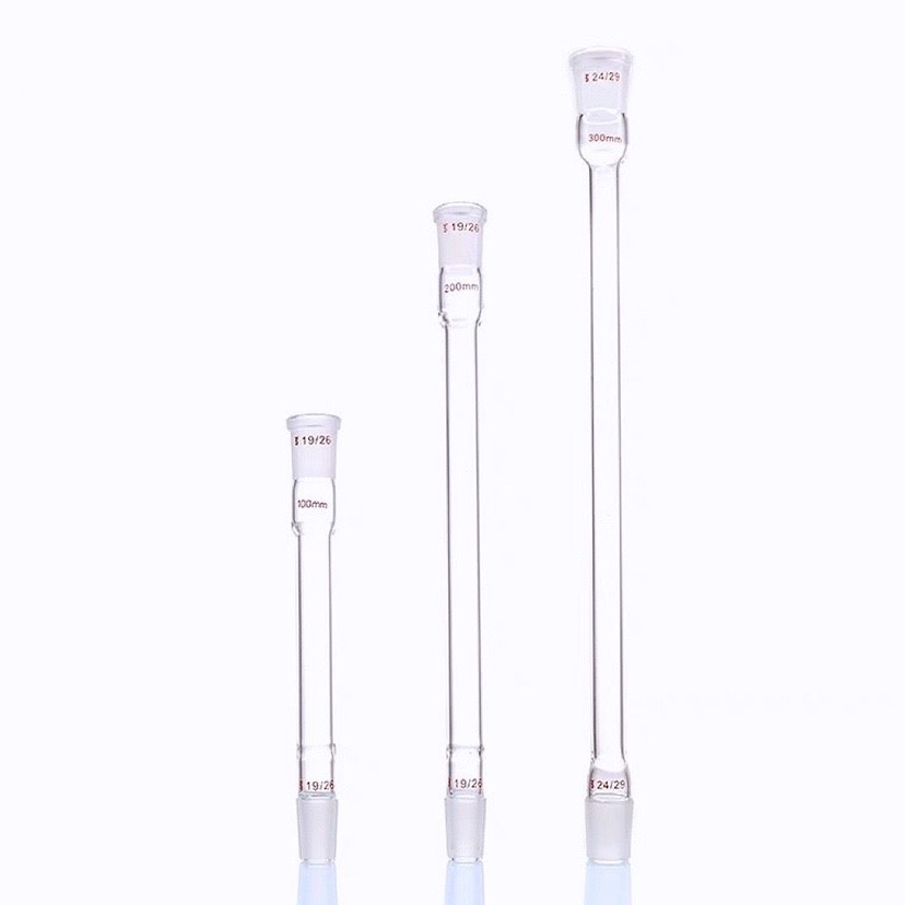 需定制空气冷凝管空玻璃管标准磨口24*2 200 300 400 500 600 700