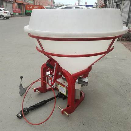 拖拉机后悬挂TF-600蛟龙式圆盘撒肥机不锈钢底盘操作简单LL