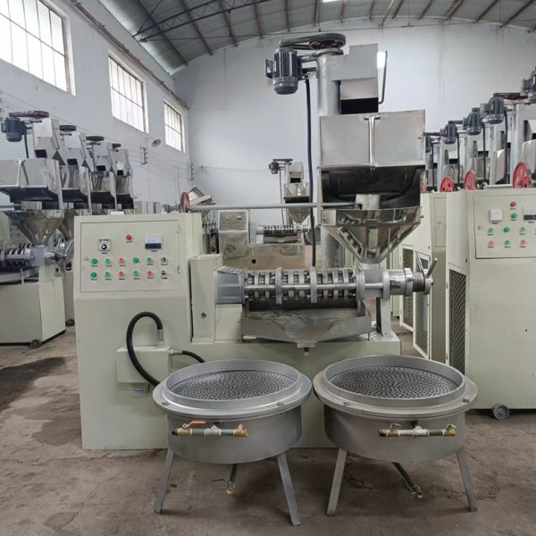 冷热两用榨油机全套设备全自动控温上料效率高油品质好出油高纯净