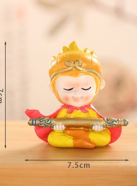 齐天大圣孙悟空摆件创意客厅卧室书房桌面K神话装饰品送人乔迁礼