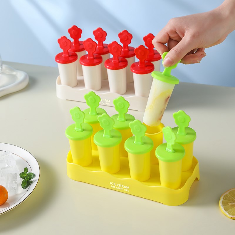 雪糕模具带盖家用做奶酪r冰棒冰棍冻冰块盒冰格磨具自制冰淇淋神