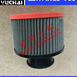 玉柴F9400空气滤芯1209两缸四缸船用船机发电机钢丝水洗进气空滤