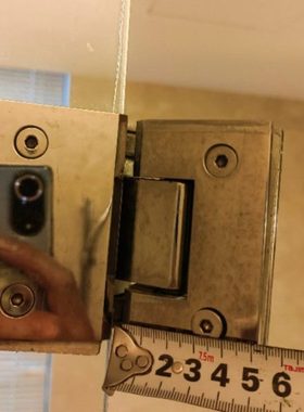 304浴室夹135度玻璃门合页浴室夹淋浴房无框门玻璃夹不锈钢135度