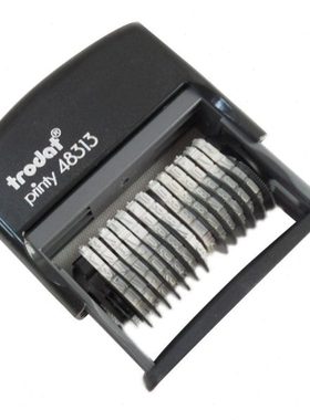 13位回墨数字0-9可调生产日期编码章卓达48313批号翻斗印电话号码