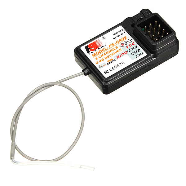 富斯GT2B GT2 GT3B GT3C 接收器 2.4G接收机FSN-GR3C 新款FS-GR3E
