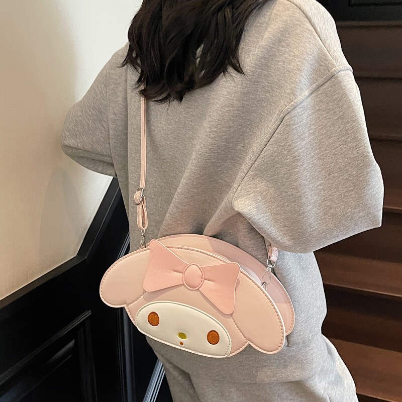 鸥咖诺可爱卡通美乐蒂斜挎包女少通用款女包