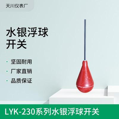 热销LYK-230系列水银浮球开关液位控制器物位仪表液位计