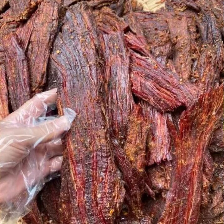 云南德宏特产傣味干巴傣族小吃手撕牛肉干巴100%牛肉香辣即食零食