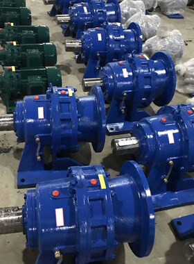 8000系列双极摆线针轮减速机 XWD7组合摆线减速机 立式法兰安装